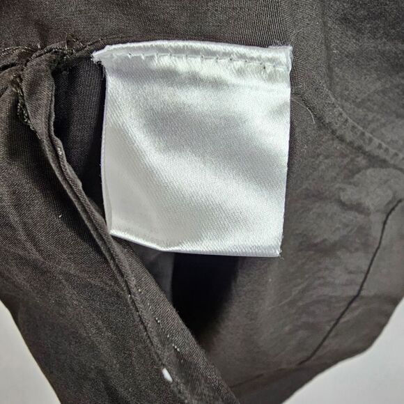 Akris Punto Off Shoulder Poplin Dress in Black - Size 12 - Picture 9 of 12